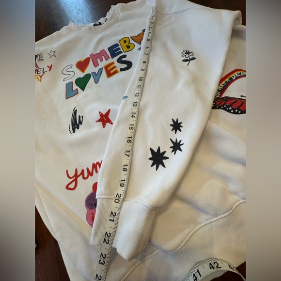 Colorful Graphic Women's Sweatshirt - Picture 12 of 13